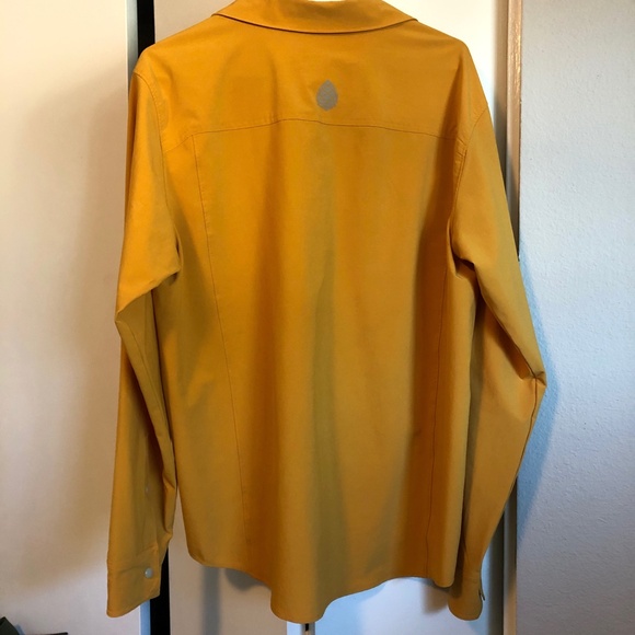 Stio CFS Fishing Shirt Yellow Snap - Picture 2 of 5